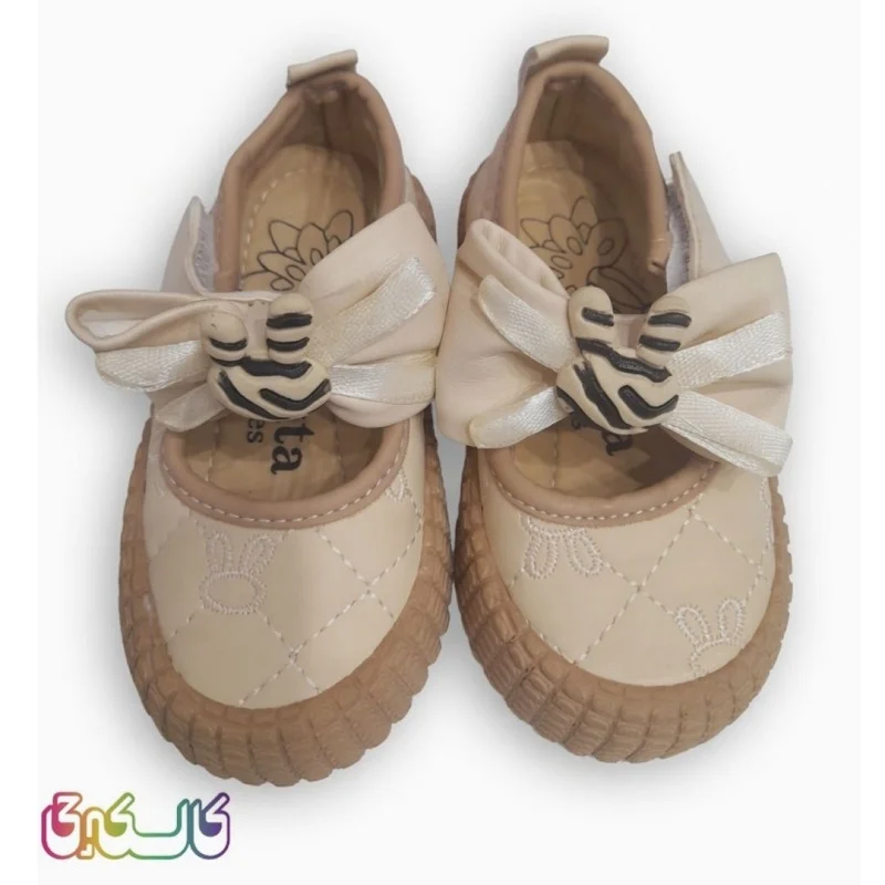 کفش فانتزی لژ رنگی پاپیون دار